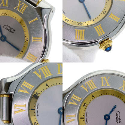 CARTIER Must21 Watches Stainless Steel/SSxGP unisex