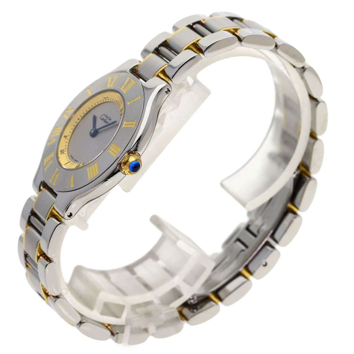 CARTIER Must21 Watches Stainless Steel/SSxGP unisex