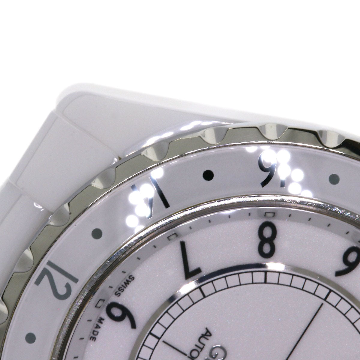 CHANEL J12 1.7" GMT Watches H2126 Ceramic/Ceramic mens