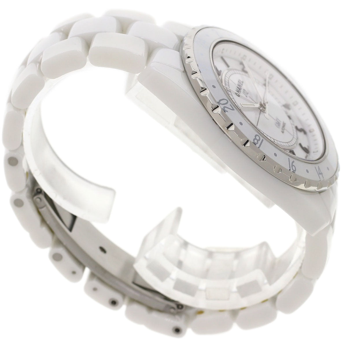 CHANEL J12 1.7" GMT Watches H2126 Ceramic/Ceramic mens