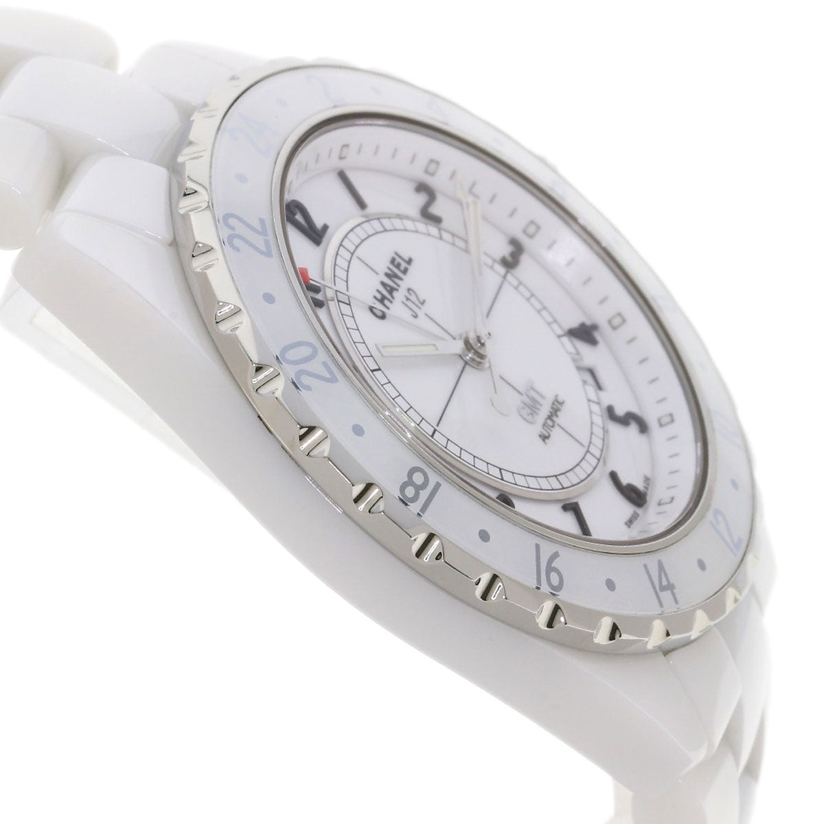 CHANEL J12 1.7" GMT Watches H2126 Ceramic/Ceramic mens
