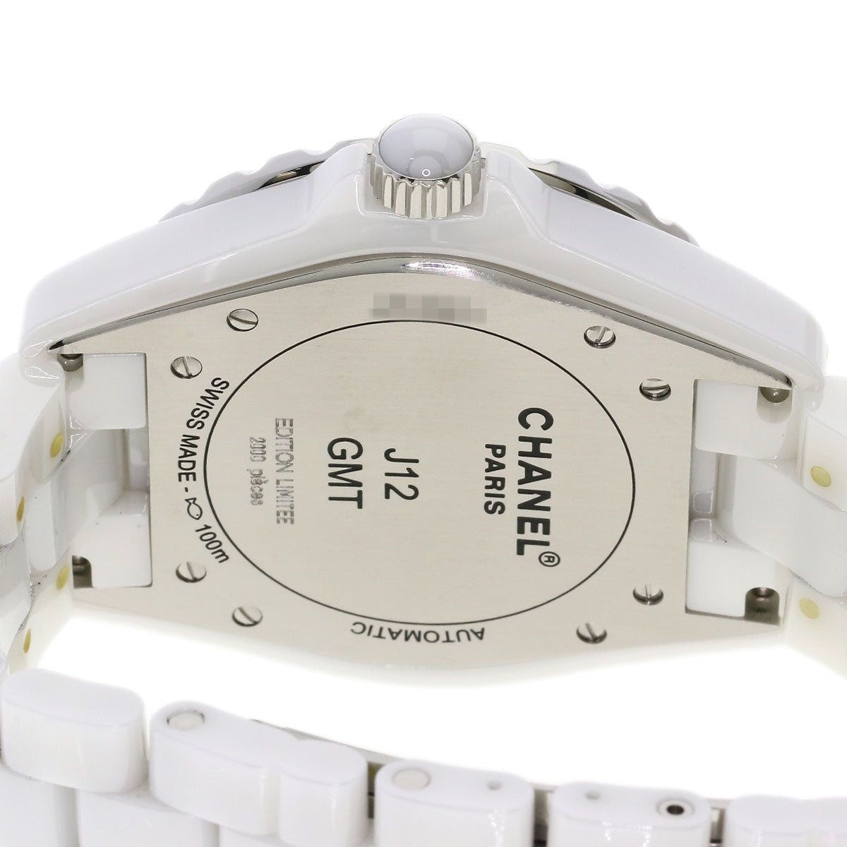 CHANEL J12 1.7" GMT Watches H2126 Ceramic/Ceramic mens