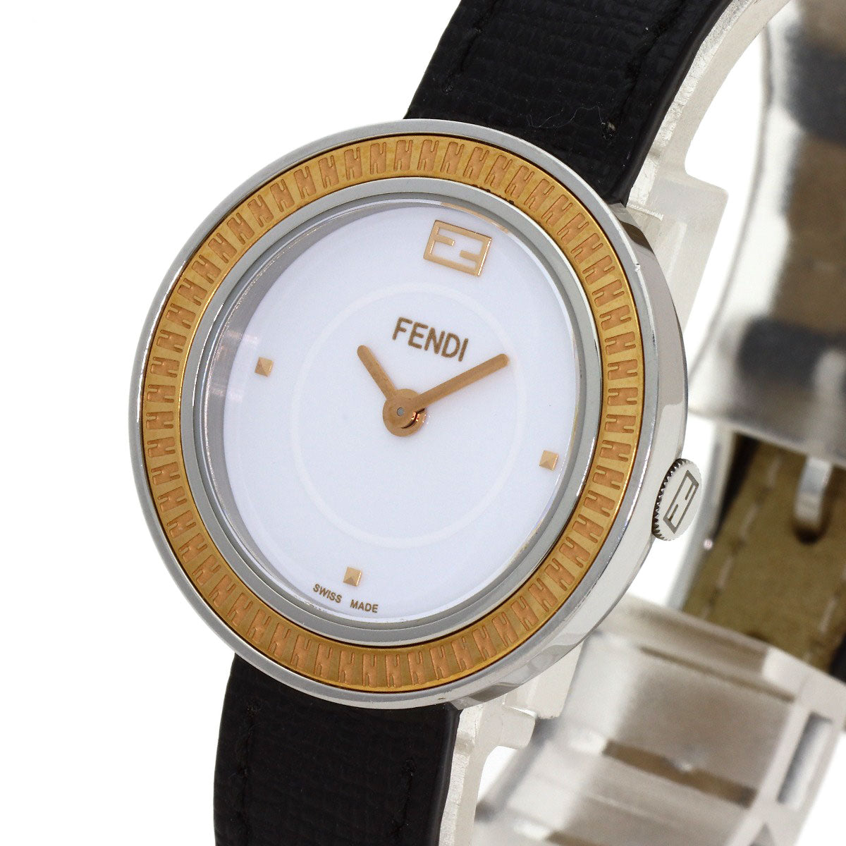 FENDI my way Watches 35000S Stainless Steel/Leather Ladies