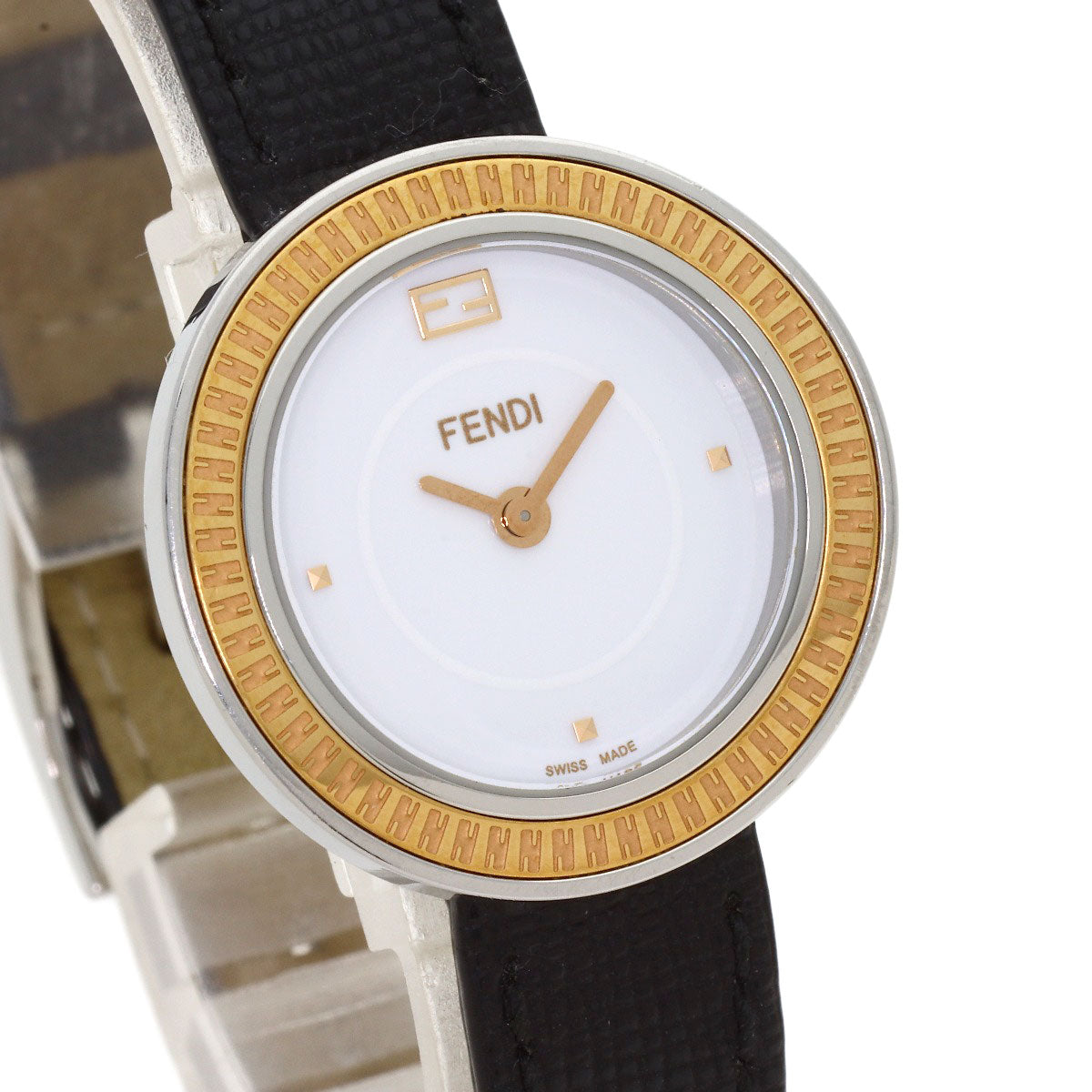 FENDI my way Watches 35000S Stainless Steel/Leather Ladies