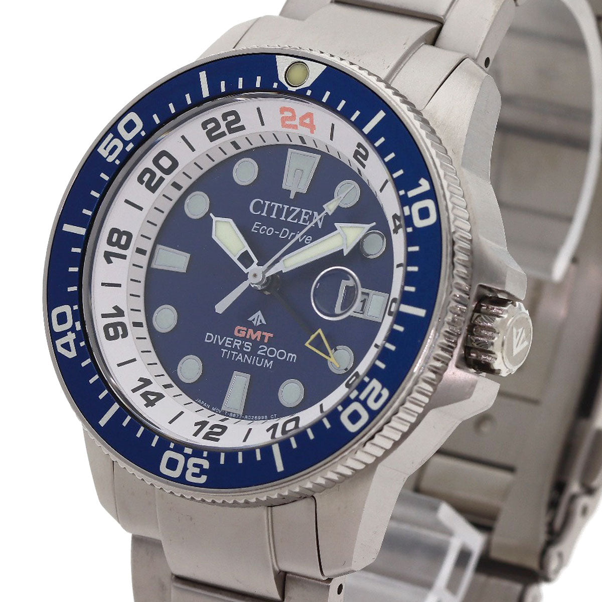 CITIZEN Promaster Marine GMT Watches BJ7111-86L Titanium/Titanium mens
