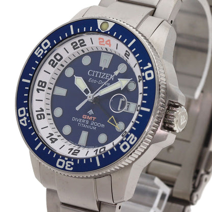CITIZEN Promaster Marine GMT Watches BJ7111-86L Titanium/Titanium mens