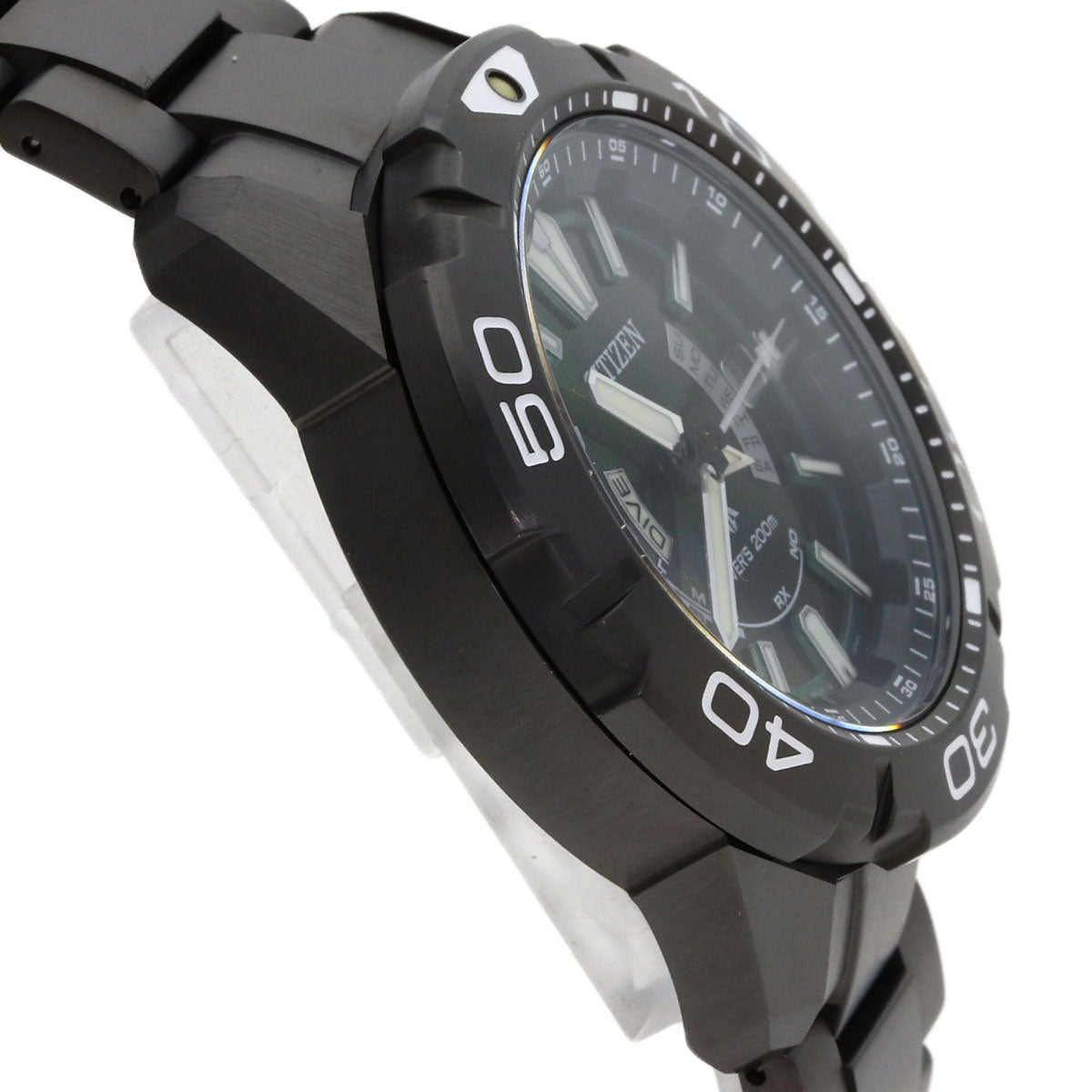 CITIZEN Promaster LIGHT in BLACK 2022 GREEN EDITION Watches AS7146-58W Titanium/Titanium mens