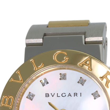 BVLGARI BVLGARI BVLGARI 12P Diamond Watches BB23SG Stainless Steel/SSxK18YG Ladies