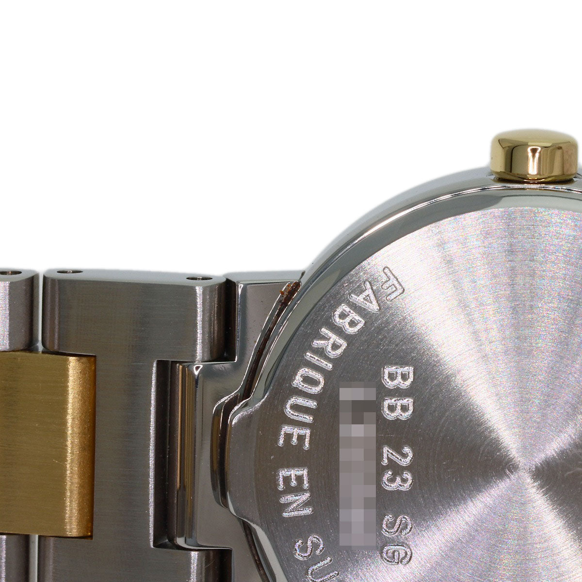 BVLGARI BVLGARI BVLGARI 12P Diamond Watches BB23SG Stainless Steel/SSxK18YG Ladies