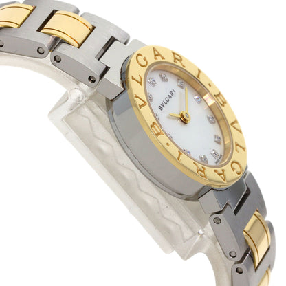 BVLGARI BVLGARI BVLGARI 12P Diamond Watches BB23SG Stainless Steel/SSxK18YG Ladies