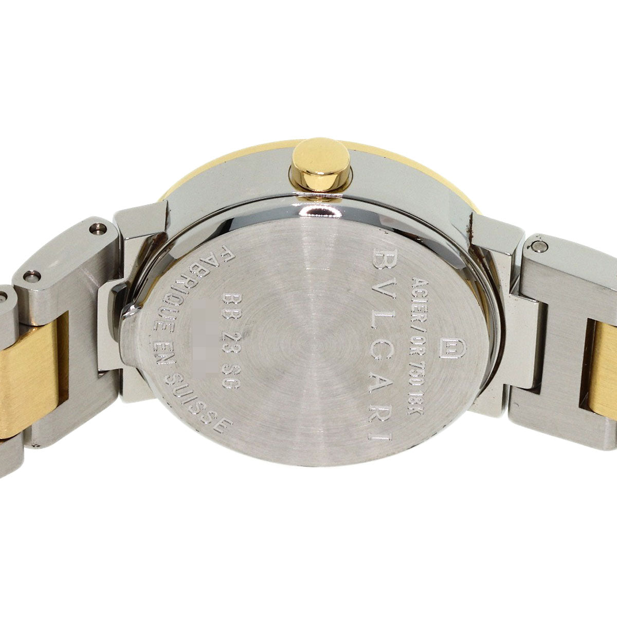 BVLGARI BVLGARI BVLGARI 12P Diamond Watches BB23SG Stainless Steel/SSxK18YG Ladies