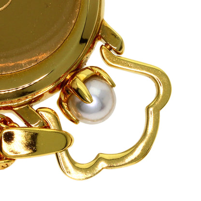 MIKIMOTO Pearl Pearl Pendant Watch Watches Gold Plated Ladies