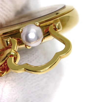 MIKIMOTO Pearl Pearl Pendant Watch Watches Gold Plated Ladies