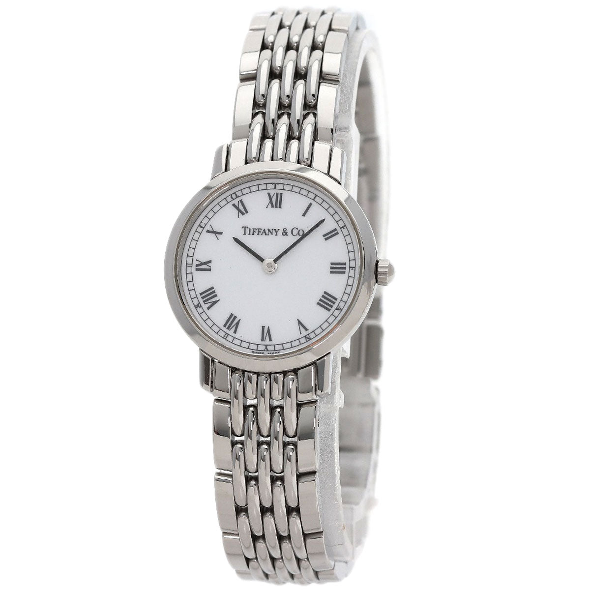 TIFFANY&Co. Classic Roman numeral index Watches L151 Stainless Steel/Stainless Steel Ladies