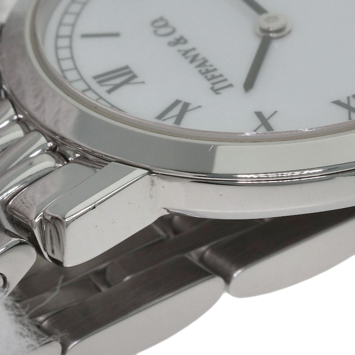 TIFFANY&Co. Classic Roman numeral index Watches L151 Stainless Steel/Stainless Steel Ladies