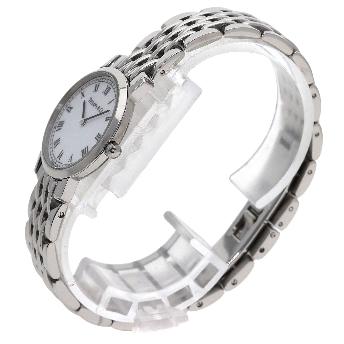 TIFFANY&Co. Classic Roman numeral index Watches L151 Stainless Steel/Stainless Steel Ladies