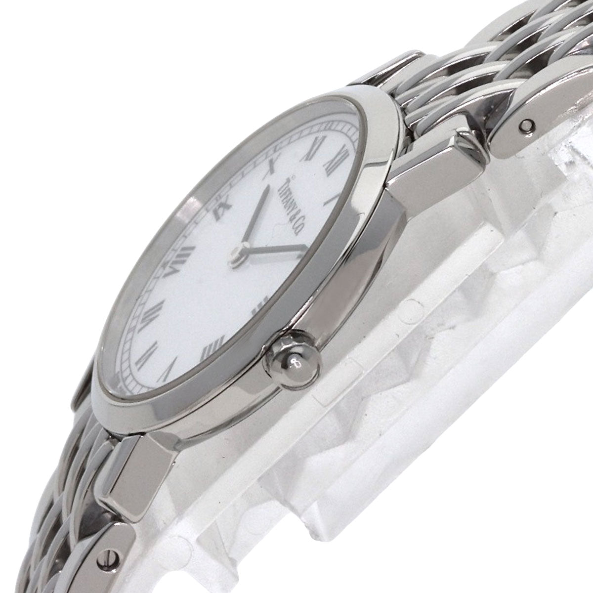 TIFFANY&Co. Classic Roman numeral index Watches L151 Stainless Steel/Stainless Steel Ladies