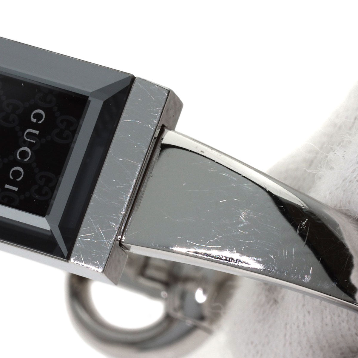 GUCCI Square face Watches 127.5 Stainless Steel/Stainless Steel Ladies