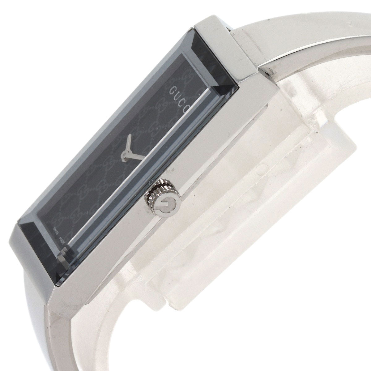GUCCI Square face Watches 127.5 Stainless Steel/Stainless Steel Ladies