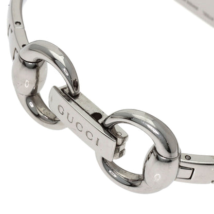GUCCI Square face Watches 127.5 Stainless Steel/Stainless Steel Ladies
