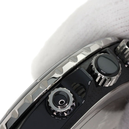 CHANEL J12 Chronograph 1.6" 9P Diamond Watches H2419 Ceramic/Ceramic mens