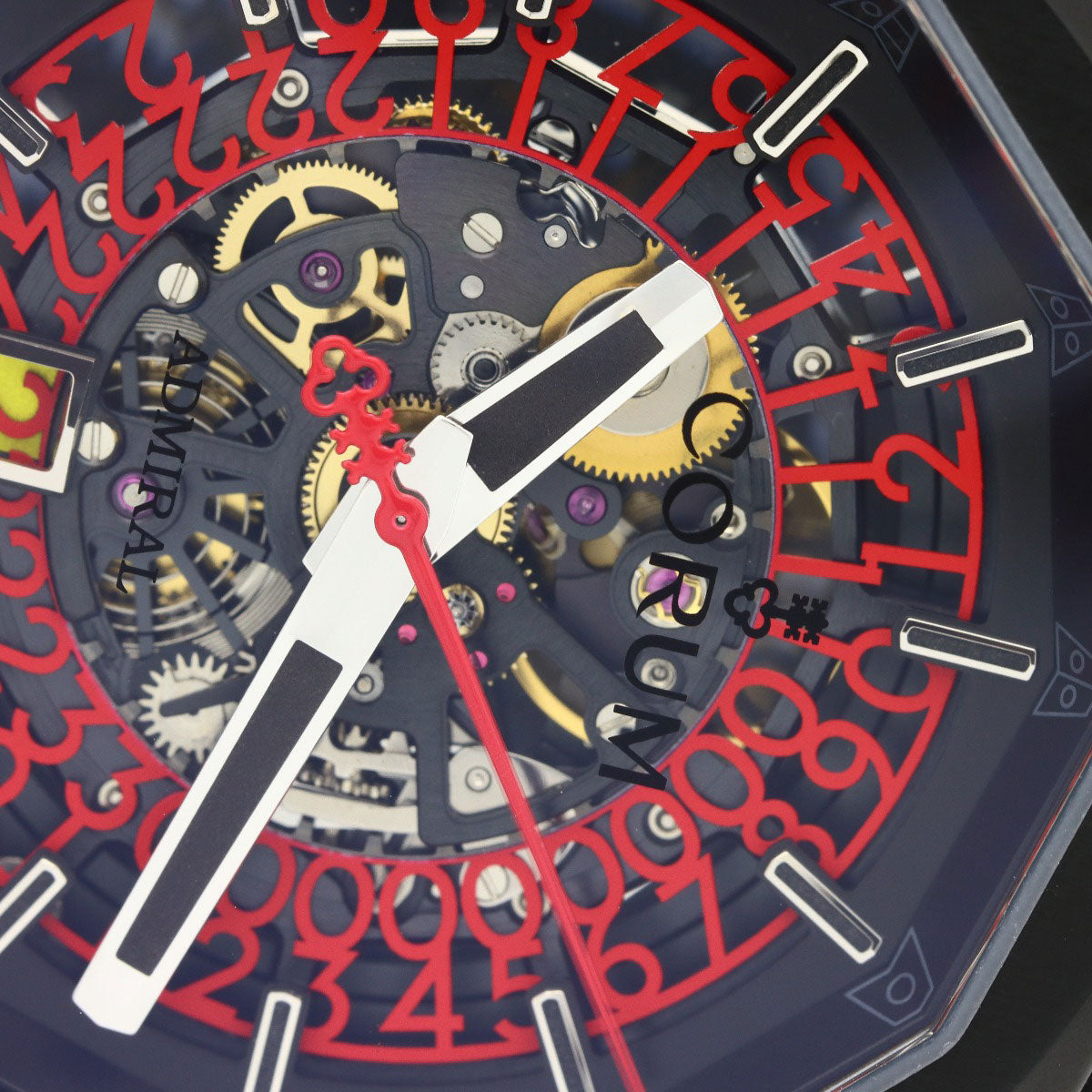 CORUM Admiral's 45 Skeleton, Limited Edition of 288 Pieces Worldwide Watches 082.406.95 F371 NO10 Titanium/Rubber mens