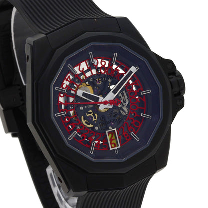 CORUM Admiral's 45 Skeleton, Limited Edition of 288 Pieces Worldwide Watches 082.406.95 F371 NO10 Titanium/Rubber mens