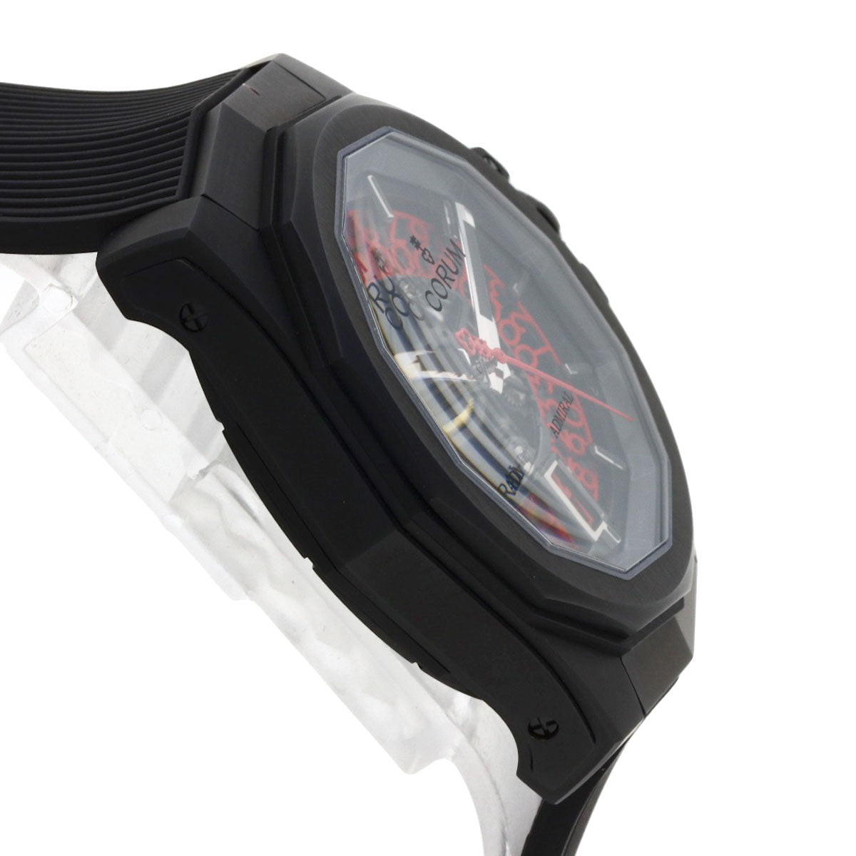 CORUM Admiral's 45 Skeleton, Limited Edition of 288 Pieces Worldwide Watches 082.406.95 F371 NO10 Titanium/Rubber mens