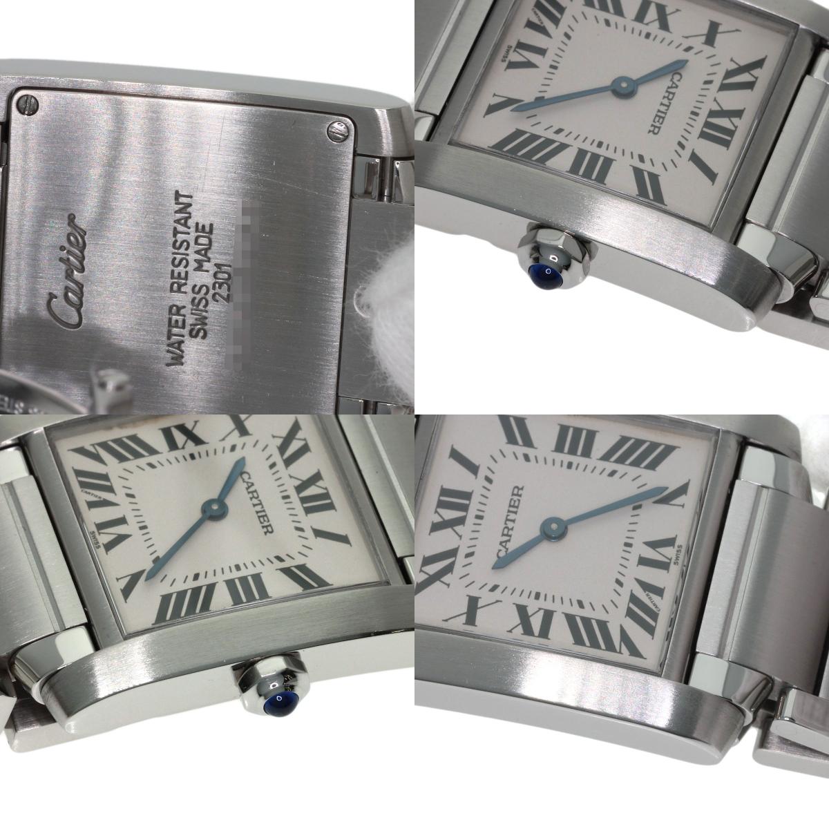 CARTIER Tank francais Watches W51003Q3 Stainless Steel/Stainless Steel Boys