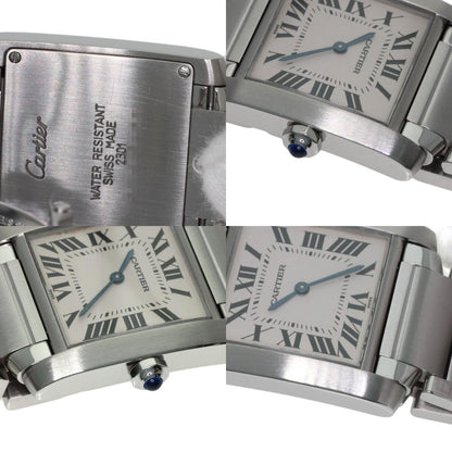 CARTIER Tank francais Watches W51003Q3 Stainless Steel/Stainless Steel Boys