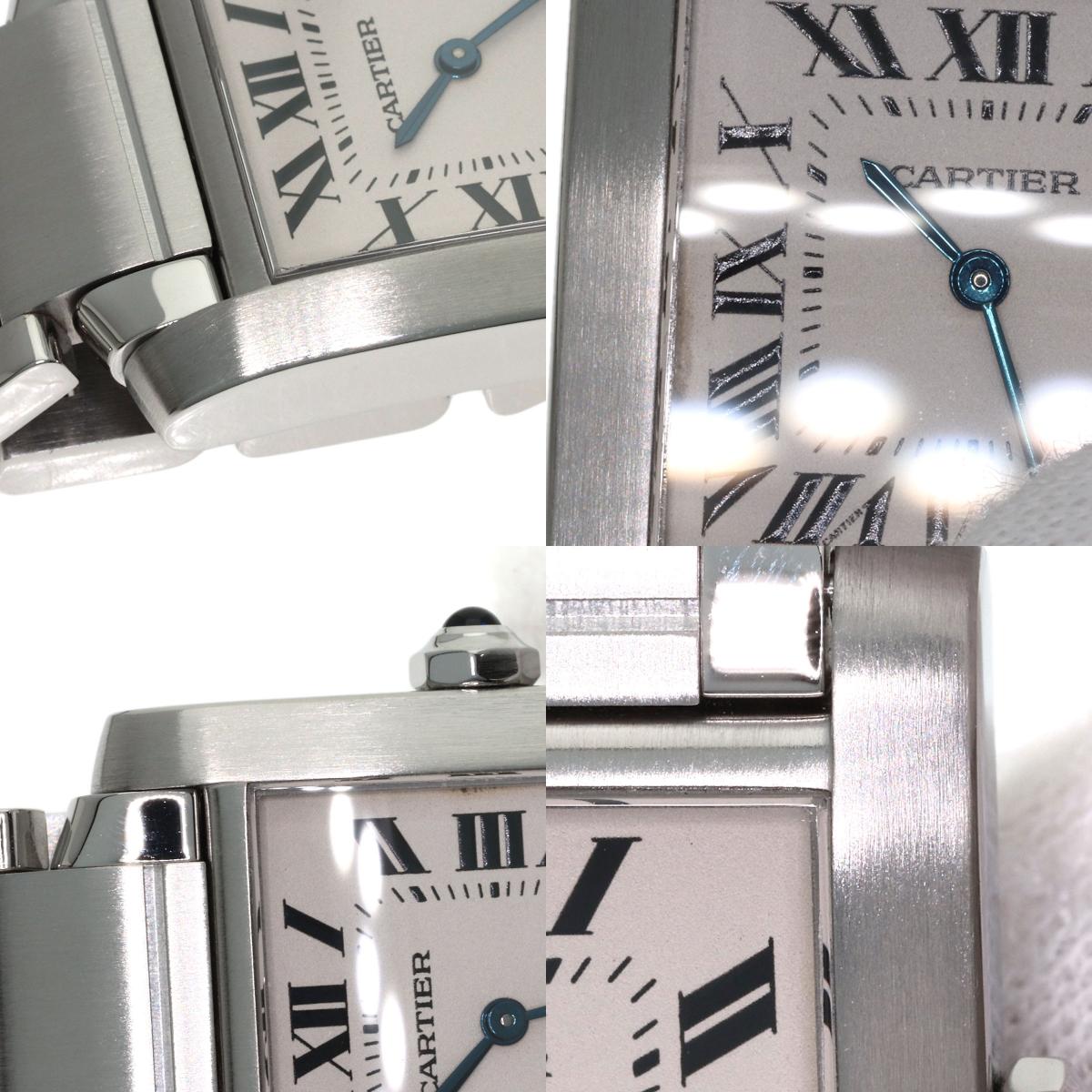 CARTIER Tank francais Watches W51003Q3 Stainless Steel/Stainless Steel Boys