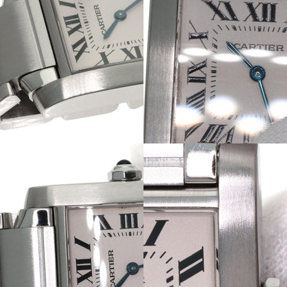 CARTIER Tank francais Watches W51003Q3 Stainless Steel/Stainless Steel Boys
