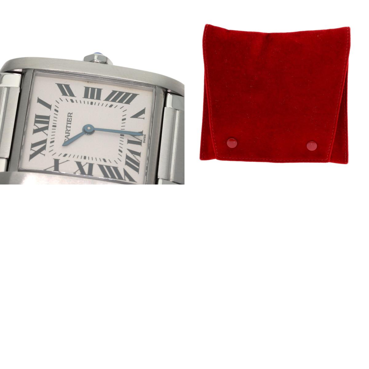 CARTIER Tank francais Watches W51003Q3 Stainless Steel/Stainless Steel Boys