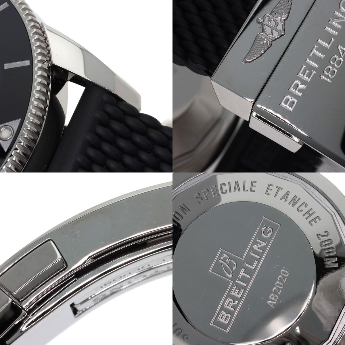 BREITLING Super Ocean Heritage 42 Watches AB2020 Stainless Steel/Rubber mens