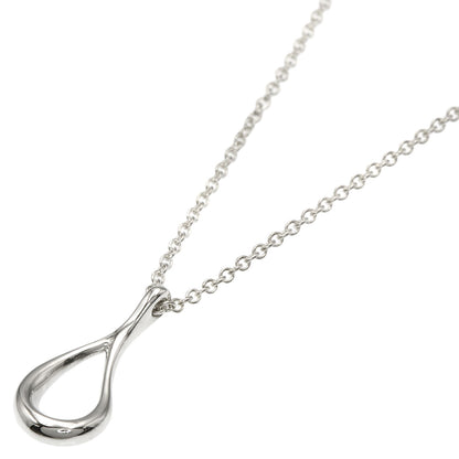 TIFFANY&Co. Open teardrop Necklace Silver Ladies [Used]