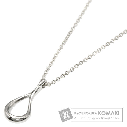 TIFFANY&Co. Open teardrop Necklace Silver Ladies [Used]