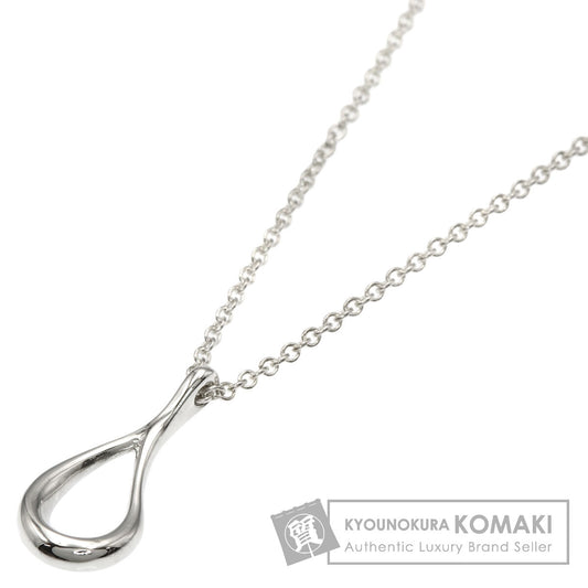 TIFFANY&Co. Open teardrop Necklace Silver Ladies [Used]