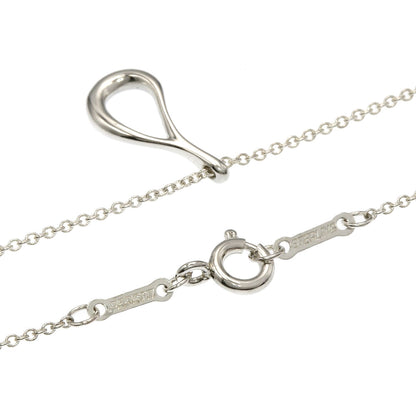 TIFFANY&Co. Open teardrop Necklace Silver Ladies [Used]