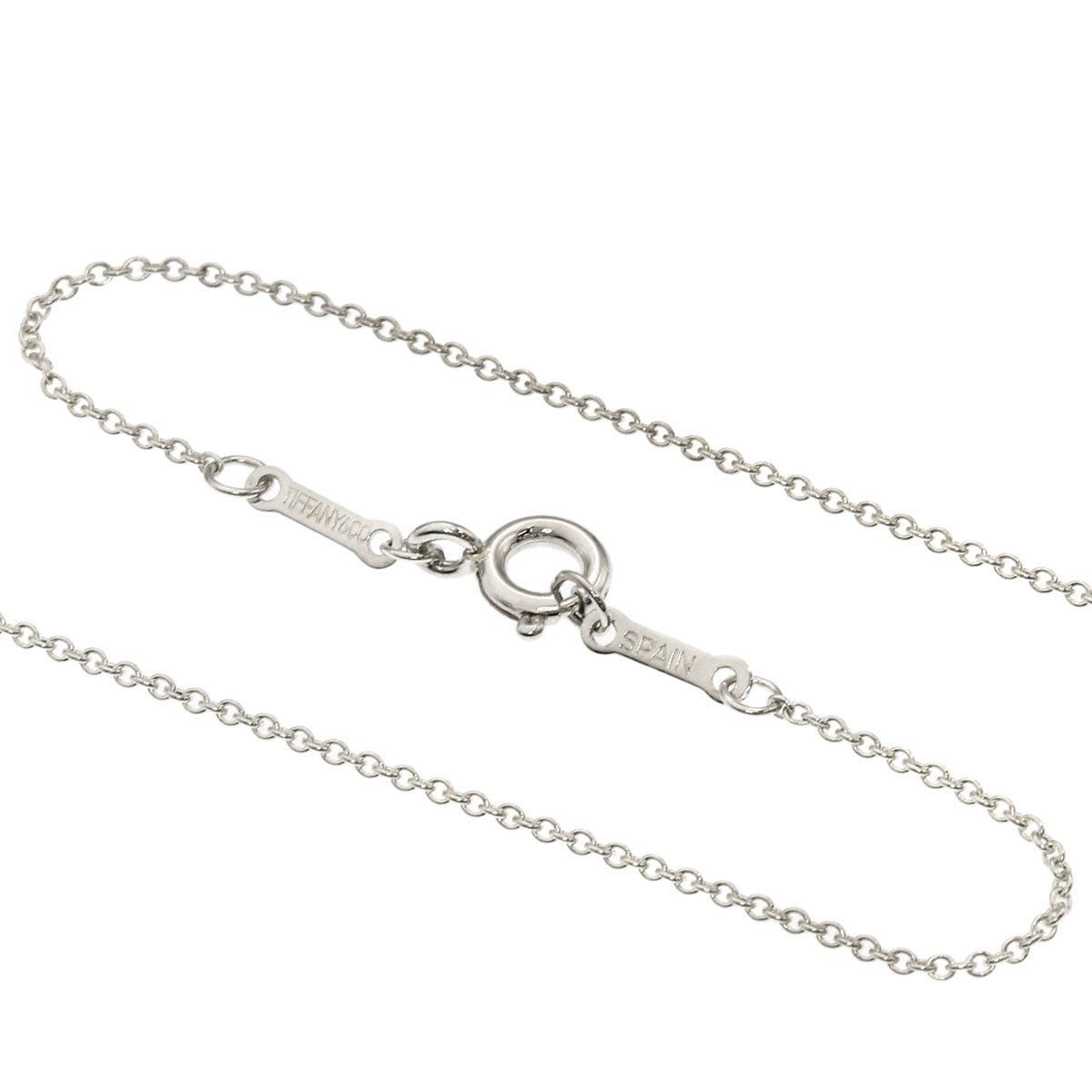 TIFFANY&Co. Open teardrop Necklace Silver Ladies [Used]