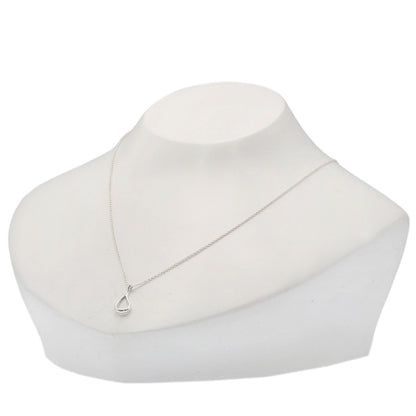TIFFANY&Co. Open teardrop Necklace Silver Ladies [Used]