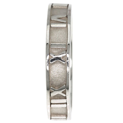 TIFFANY&Co. Atlas narrow Ring Silver Ladies [Used]