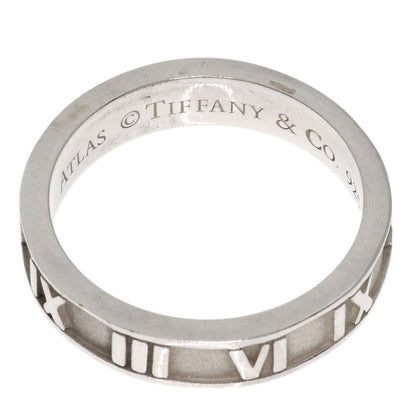 TIFFANY&Co. Atlas narrow Ring Silver Ladies [Used]