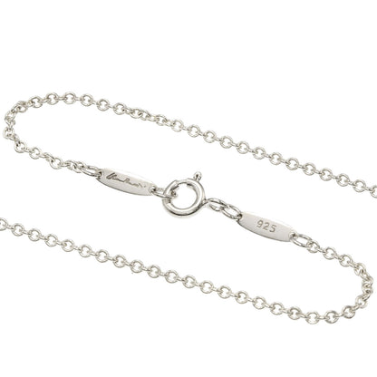 TIFFANY&Co. Open heart Necklace Silver Ladies [Used]