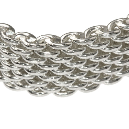 TIFFANY&Co. Mesh Heart Ring Silver Ladies [Used]