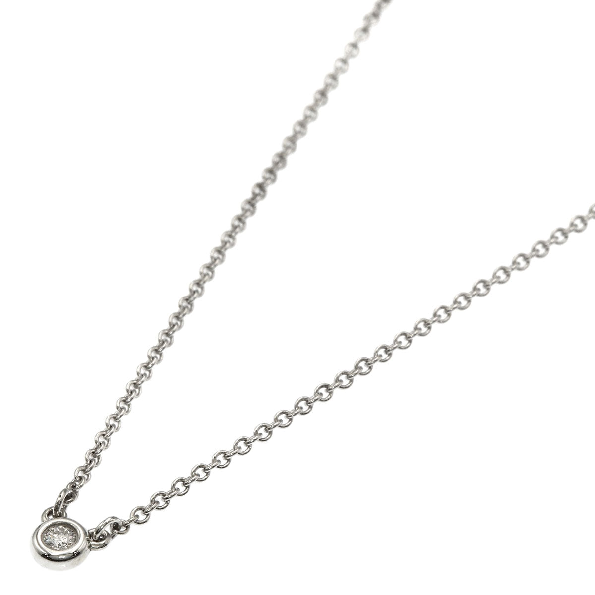 TIFFANY&Co. By The Yard Diamond Necklace Silver Ladies [Used]