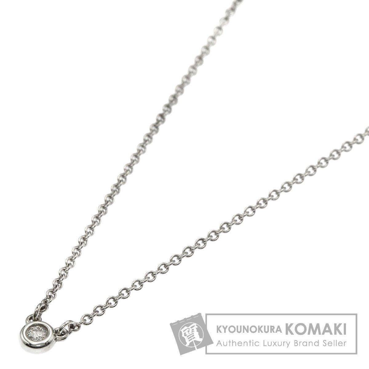 TIFFANY&Co. By The Yard Diamond Necklace Silver Ladies [Used]