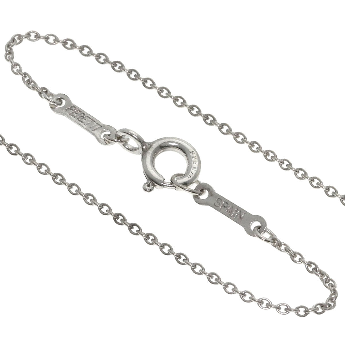 TIFFANY&Co. open teardrop Necklace Silver Ladies [Used]