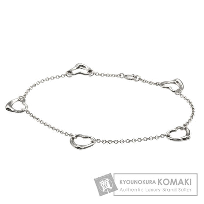 TIFFANY&Co. 5P open heart Bracelet Silver Ladies [Used]