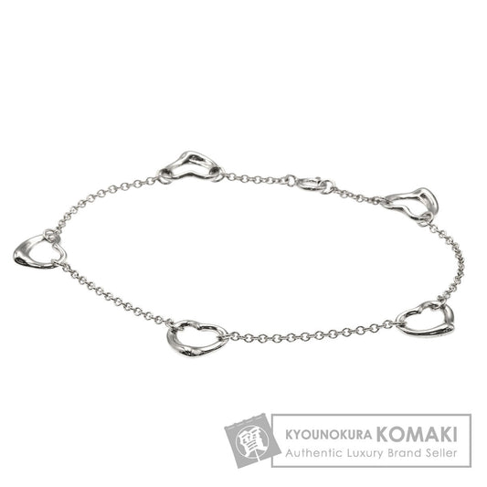 TIFFANY&Co. 5P open heart Bracelet Silver Ladies [Used]