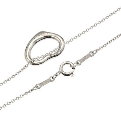 TIFFANY&Co. Open heart Necklace Silver Ladies [Used]